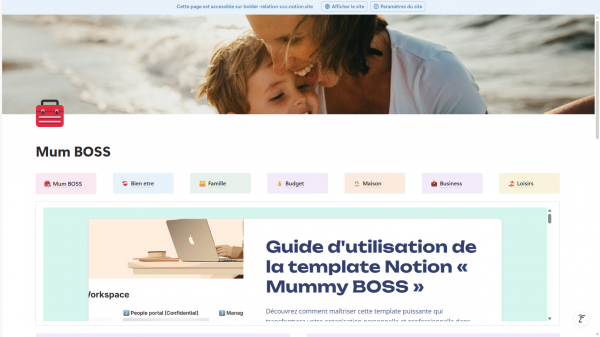 Template Notion Mum BOSS – Image 3
